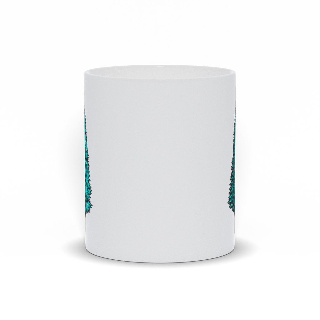 Holiday Coffee Mug - Christmas Tree Adorned with lights coffee mug