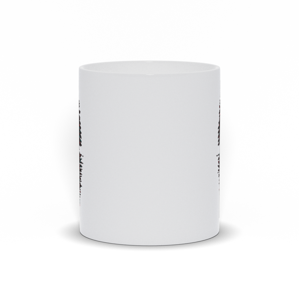 Holiday Coffee Mug - Decorated Christmas Tree with reflection coffee mug