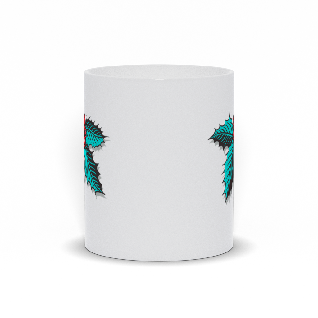 Holiday Coffee Mug - Holiday Holly Coffee Mug
