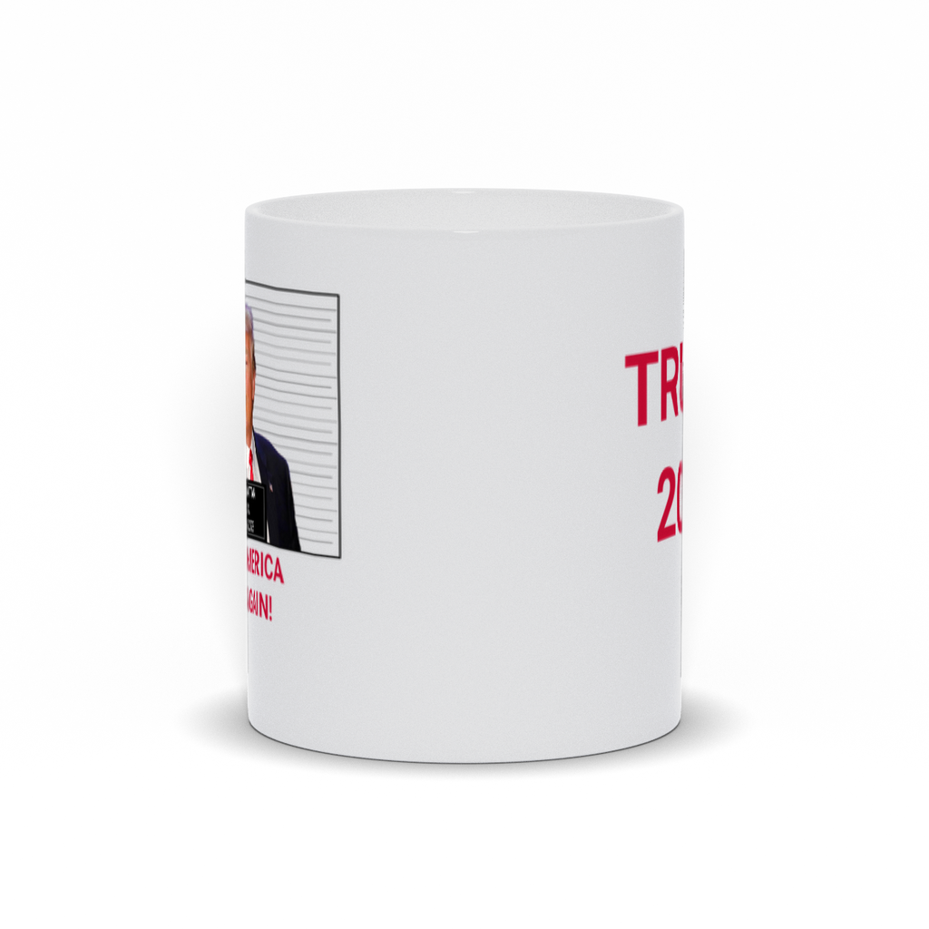 Trump Indictment Coffee Mug - Make America Free With President Trump