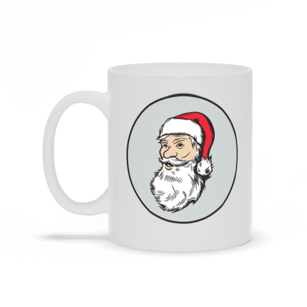 Santa Character Personalized Christmas Mug 11oz White