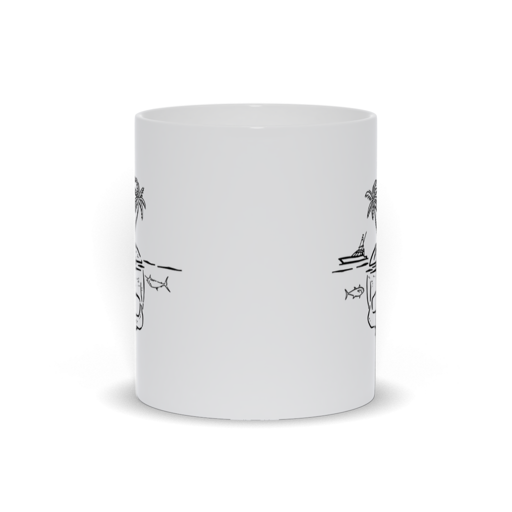 Fishing Coffee Mug - Stranded On Island Fishing Coffee Mug