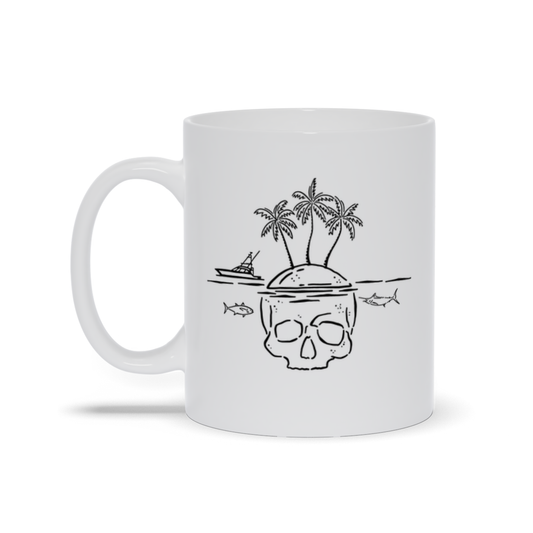 Fishing Coffee Mug - Stranded On Island Fishing Coffee Mug