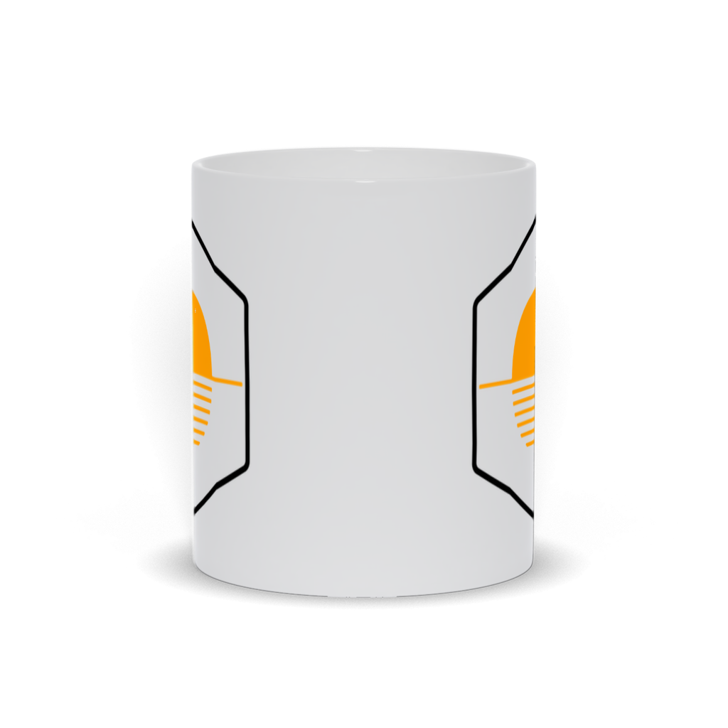 Ocean Coffee Mug - Sun Setting Over Ocean with Reflection Coffee Mug