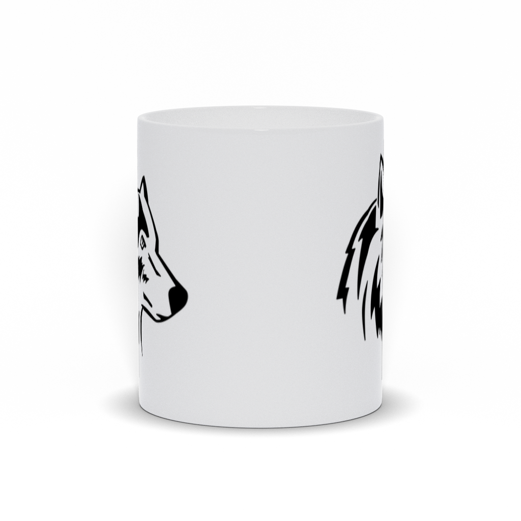 Animal Coffee Mug - Wolf Head on a coffee mug