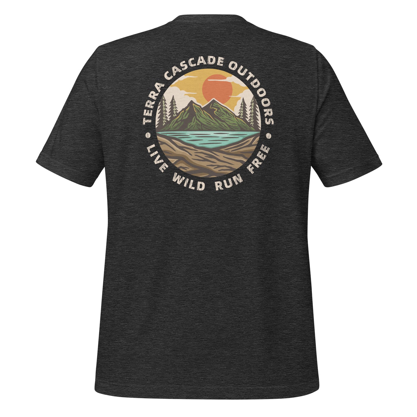 Terra Cascade Outdoors Live Wild Run Free t-shirt