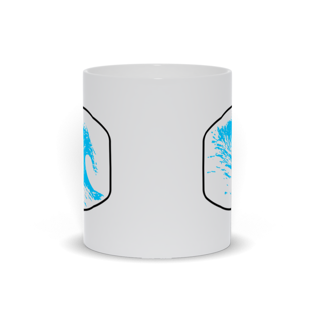 Big Blue Wave Coffee Mug Front