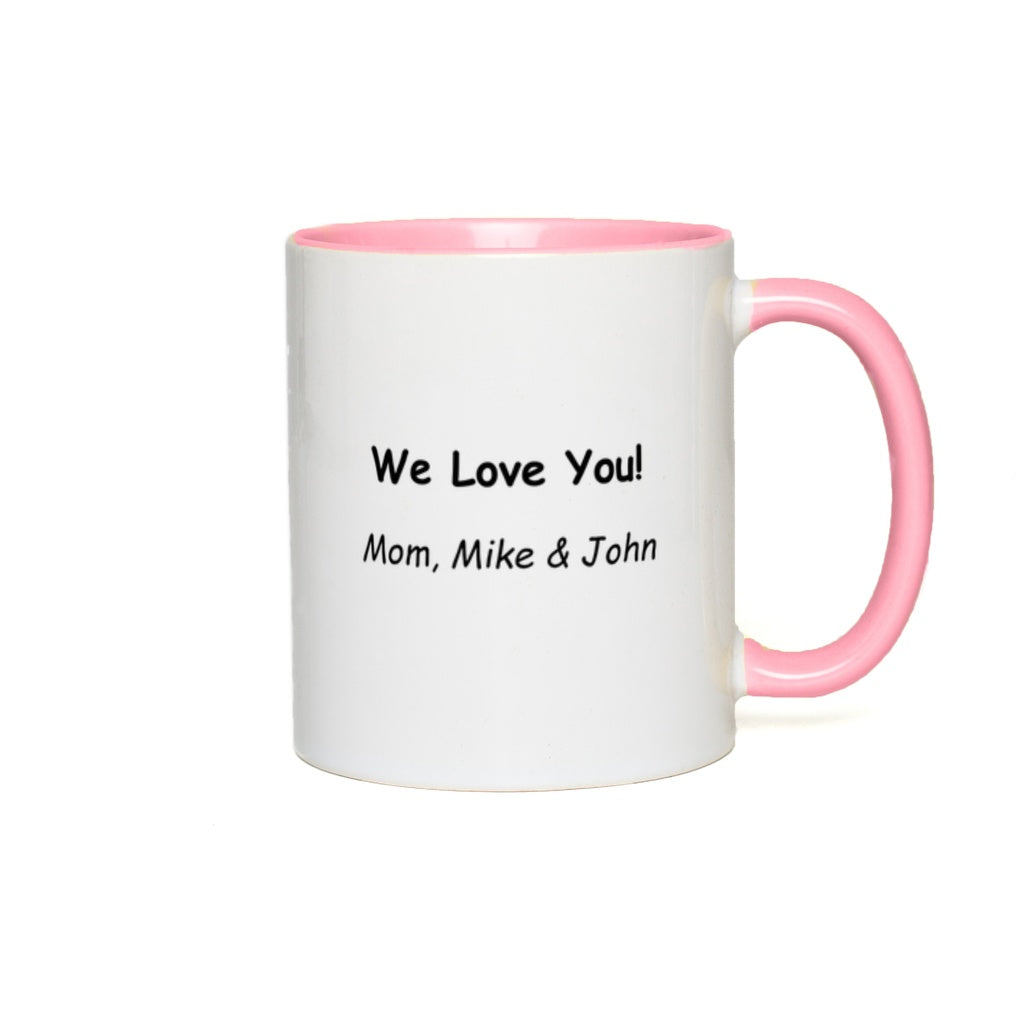 Best Mom Ever Personalized Accent Coffee Mug