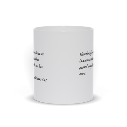 2 Corinthians 5:17 Bible Verse Coffee Mug