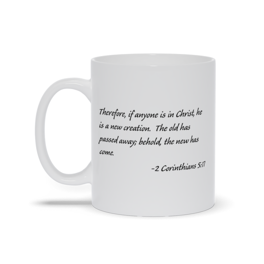 2 Corinthians 5:17 Bible Verse Coffee Mug