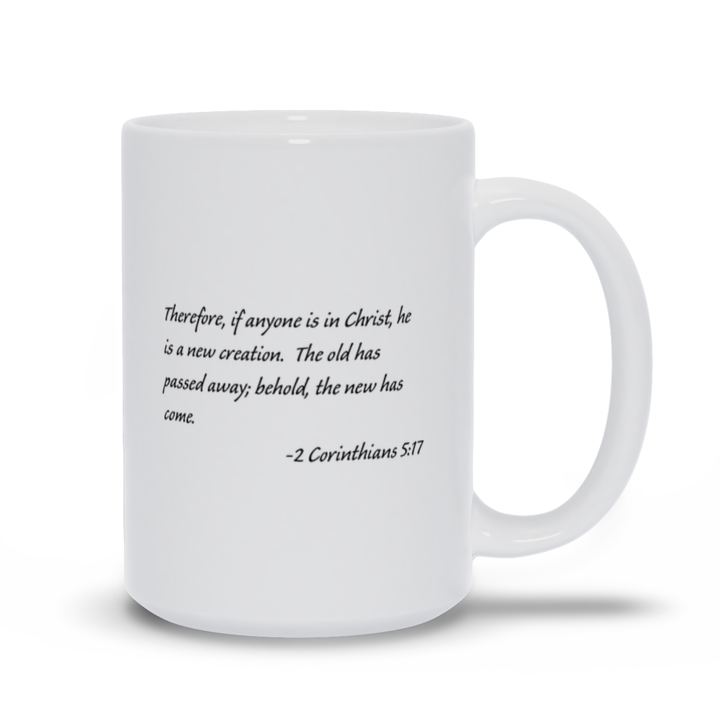 2 Corinthians 5:17 Scripture Verse Coffee Mug