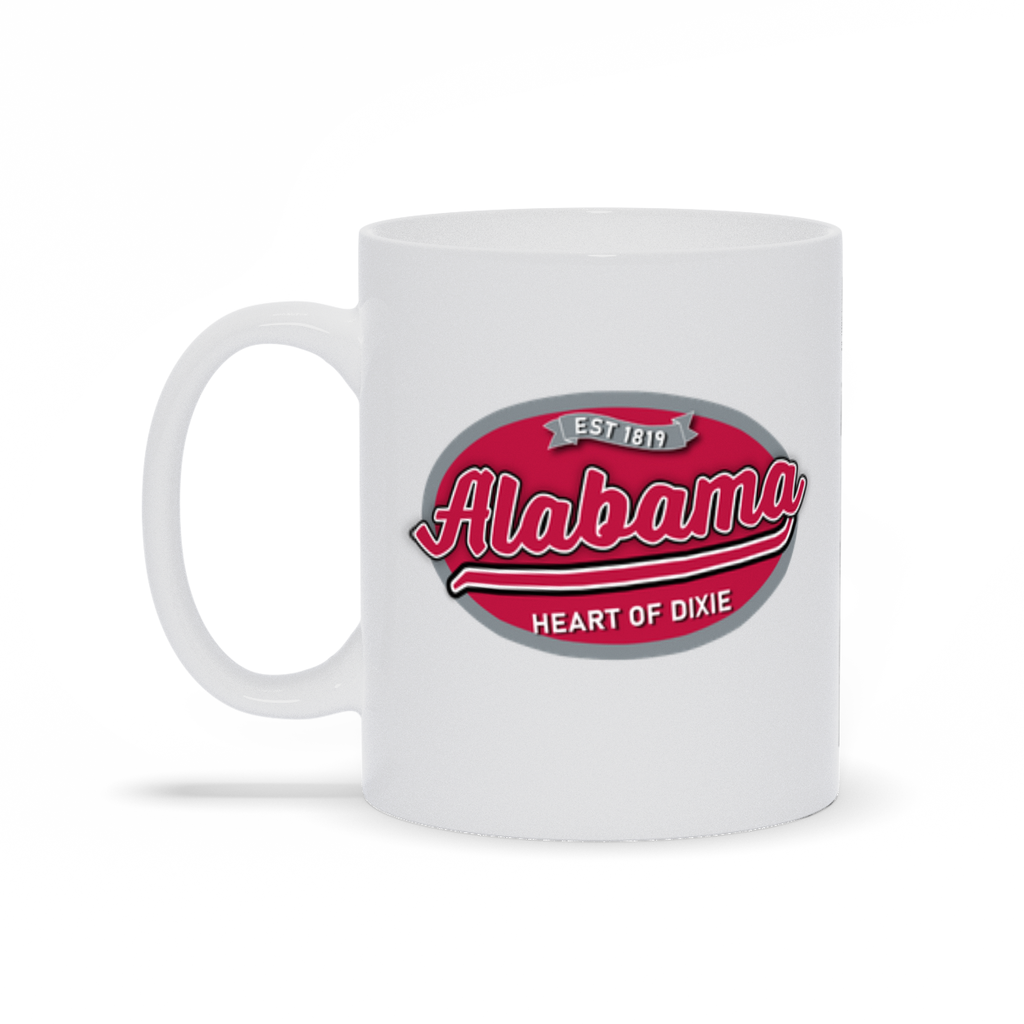 Alabama Heart of Dixie Logo Coffee Mug