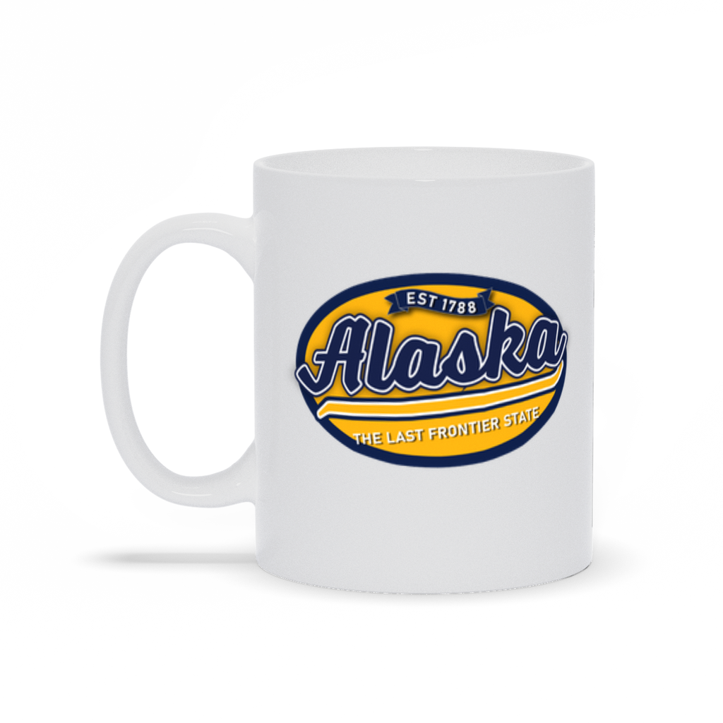 Alaska The Last Frontier State Logo Coffee Mug