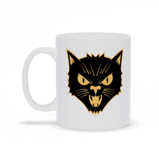 Animal Coffee Mug - Angry Cat Coffee Mug