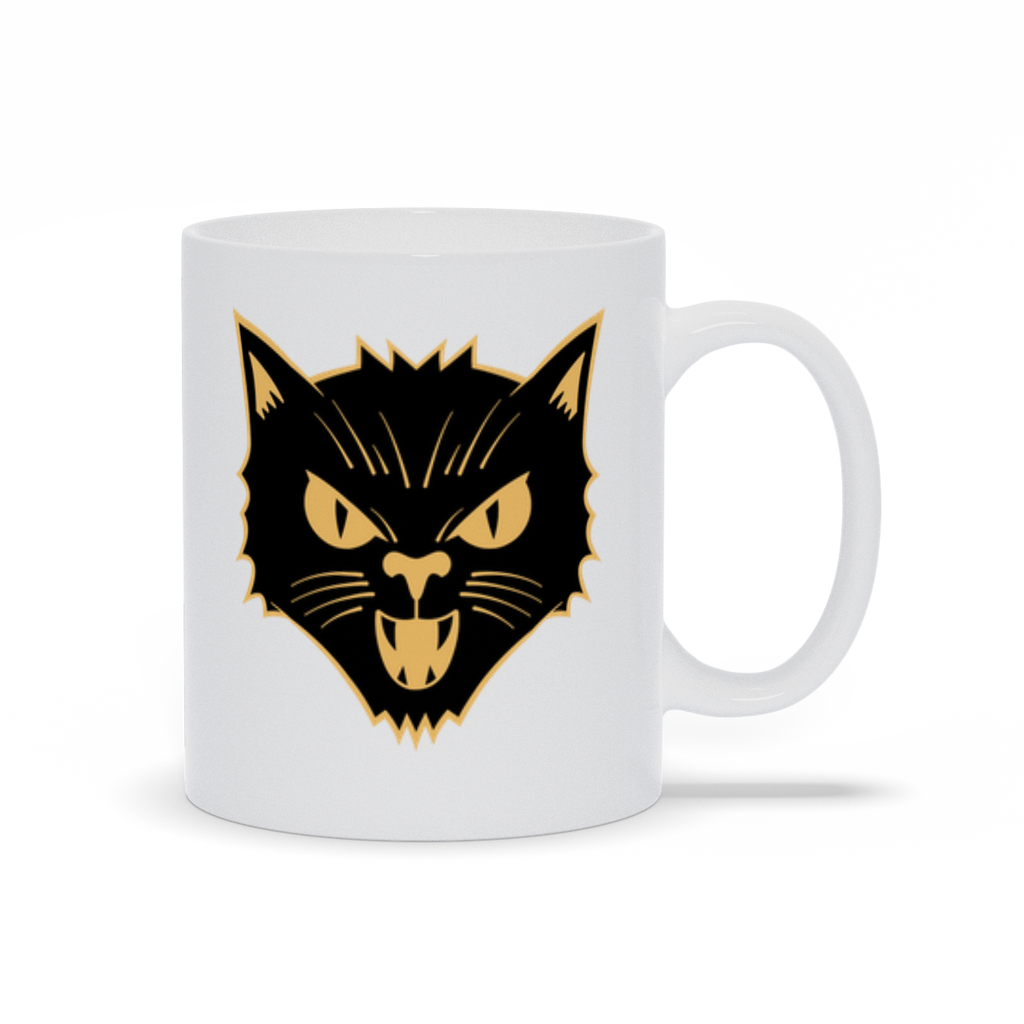 Animal Coffee Mug - Angry Cat Coffee Mug
