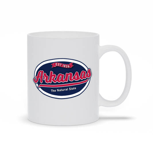 Arkansas Natural State Logo Coffee Mug