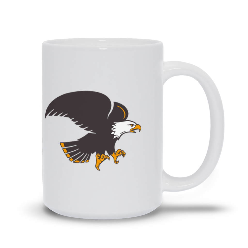 Animal Coffee Mug - Bald Eagle Landing Coffee Mug