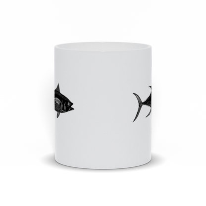 Animal Coffee Mug - Black Tuna Fish Coffee Mug