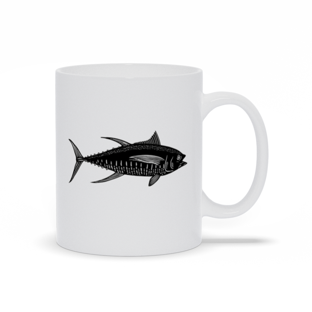 Animal Coffee Mug - Black Tuna Fish Coffee Mug