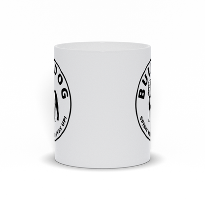 Bulldog Coffee Mug - Bulldog Spirit Never Gives Up