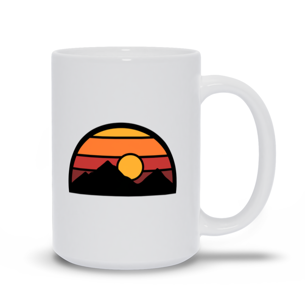 Mountain Coffee Mug - Chasing Sunsets Mountain Landscape Coffee Mug