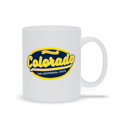 Colorado Centennial State Logo Coffee Mug