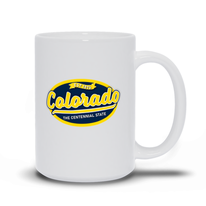 Colorado Centennial State Logo Coffee Mug