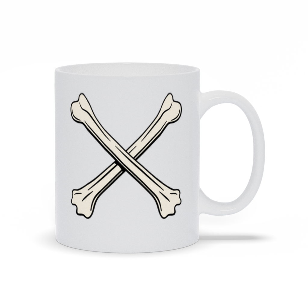 Unique Coffee Mug - Crossed Bones Coffee Mug