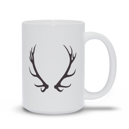 Animal Coffee Mug - Deer Antler Coffee Mug