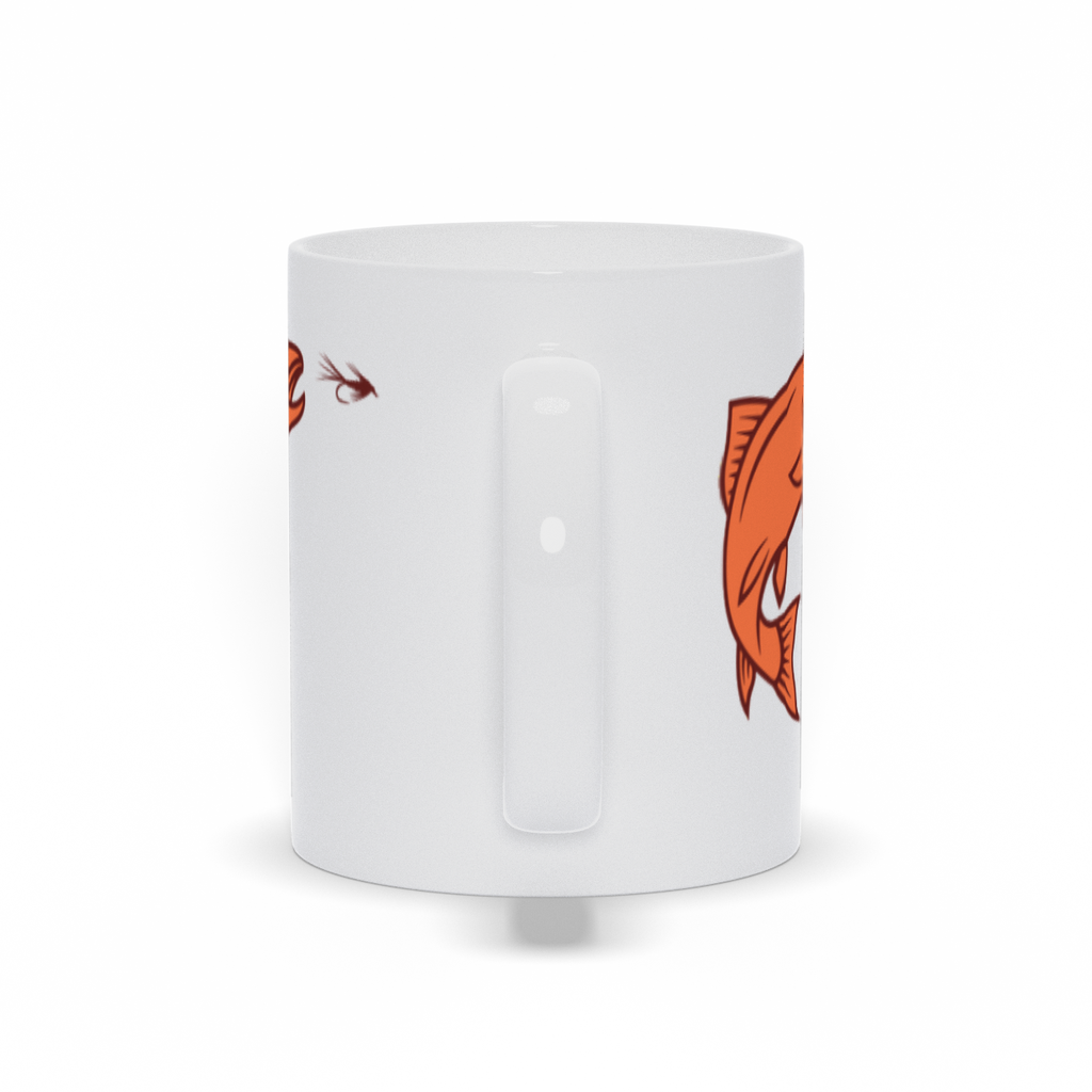 Animal Coffee Mug - Fish Jumping After Fishing Lure Coffee Mug