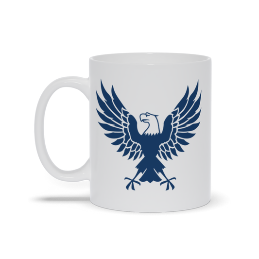 Animal Coffee Mug - Flat Bald Eagle Coffee Mug