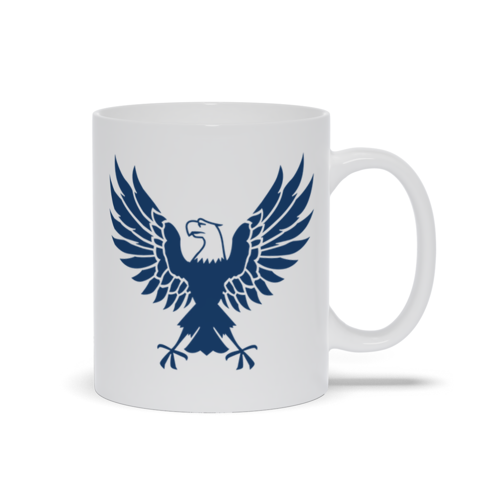 Animal Coffee Mug - Flat Bald Eagle Coffee Mug