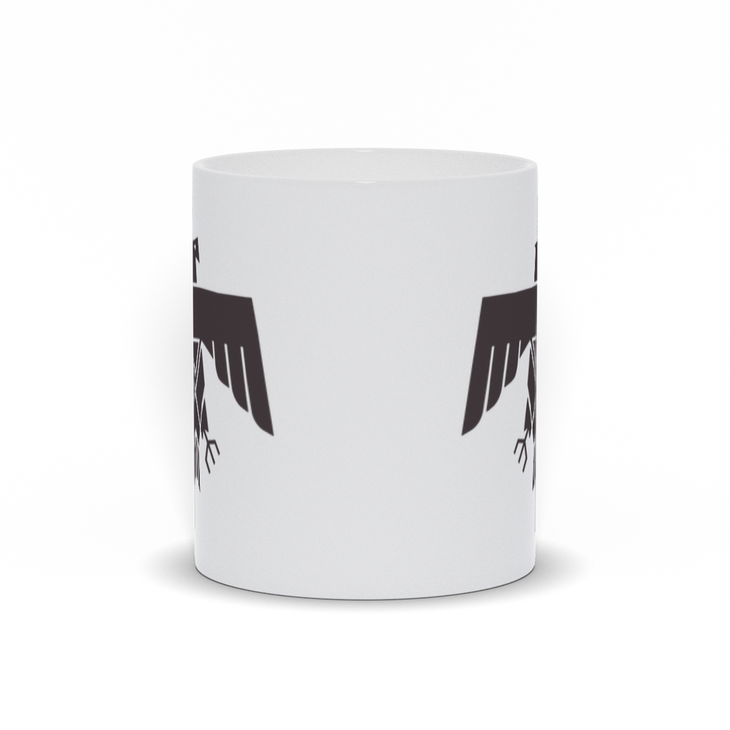 Animal Coffee Mug - Flat Native American Eagle Coffee Mug