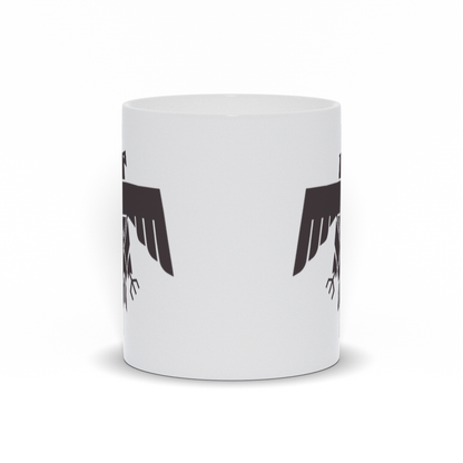 Animal Coffee Mug - Flat Native American Eagle Coffee Mug