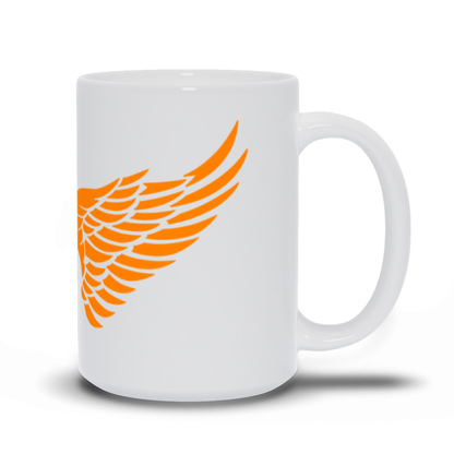 Unique Coffee Mug - Golden Wings Coffee Mug