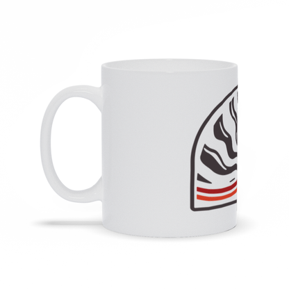 Line Art Coffee Mug - Abstract Line Art Sunset Coffee Mug