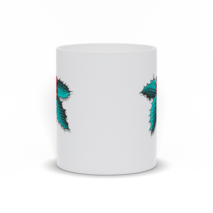 Holiday Coffee Mug - Holiday Holly Coffee Mug