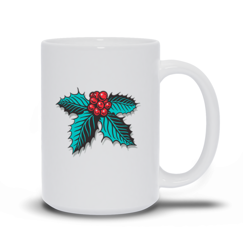 Holiday Coffee Mug - Holiday Holly Coffee Mug