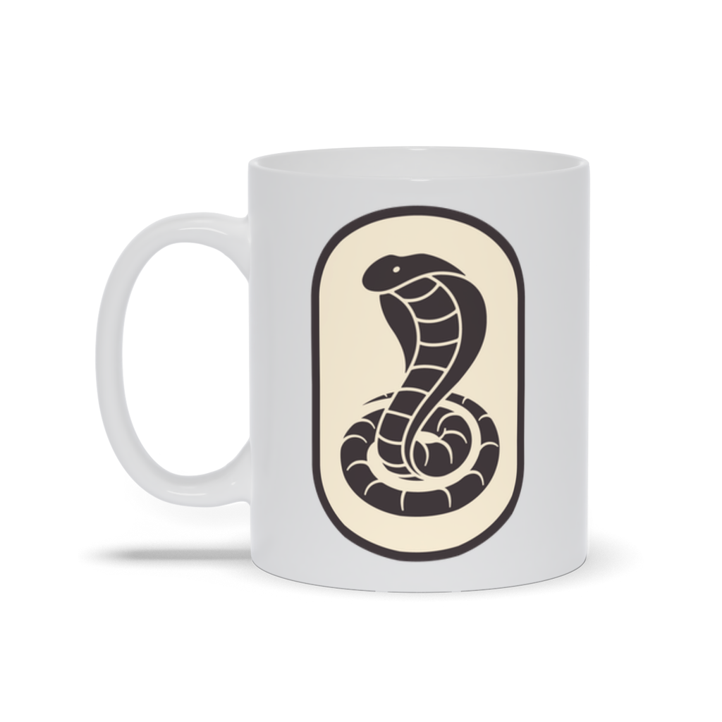 Animal Coffee Mug - King Cobra With Hood Exposed Coffee Mug