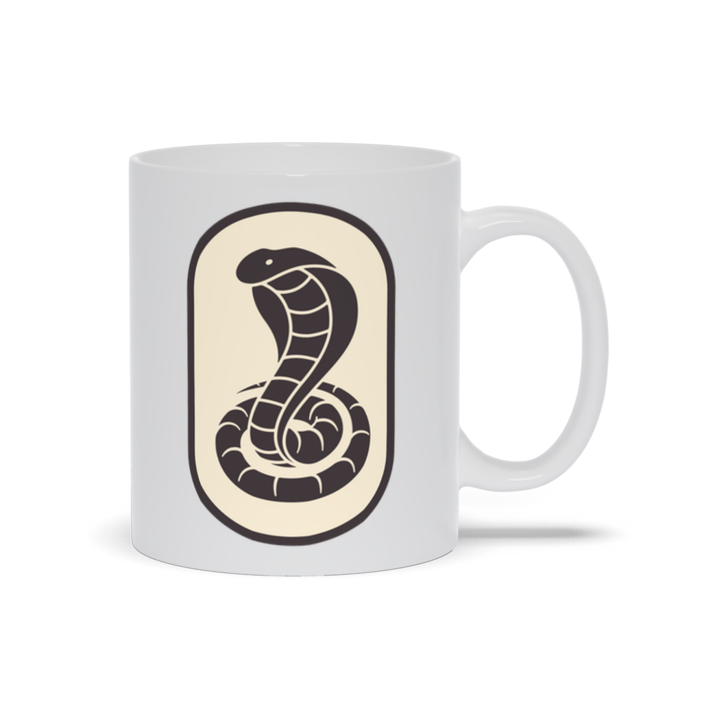 Animal Coffee Mug - King Cobra With Hood Exposed Coffee Mug