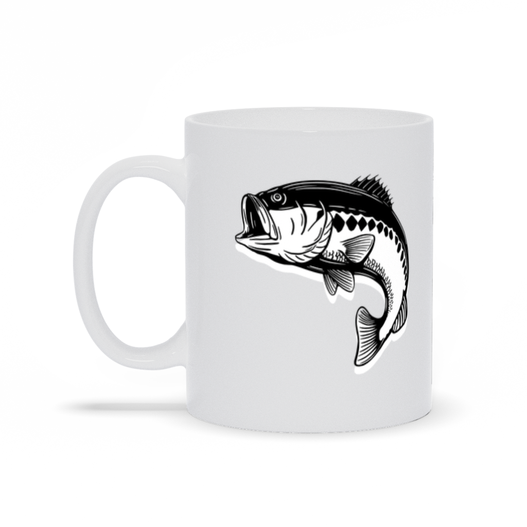 Animal Coffee Mug - Large Mouth Bass Jumping Coffee Mug