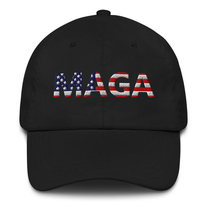 MAGA (Make America Great Again) Dad Hat Black