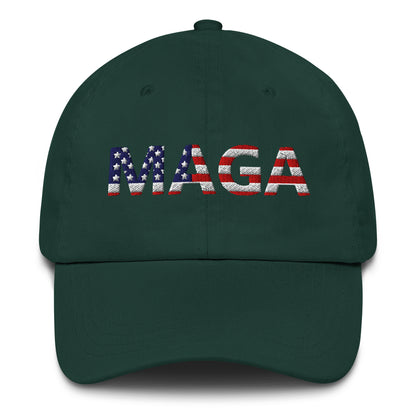 MAGA (Make America Great Again) Dad Hat Green