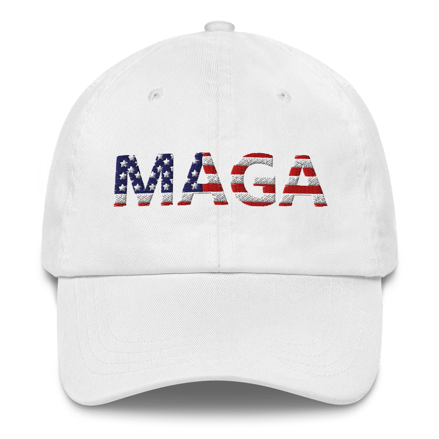 MAGA (Make America Great Again) Dad Hat White