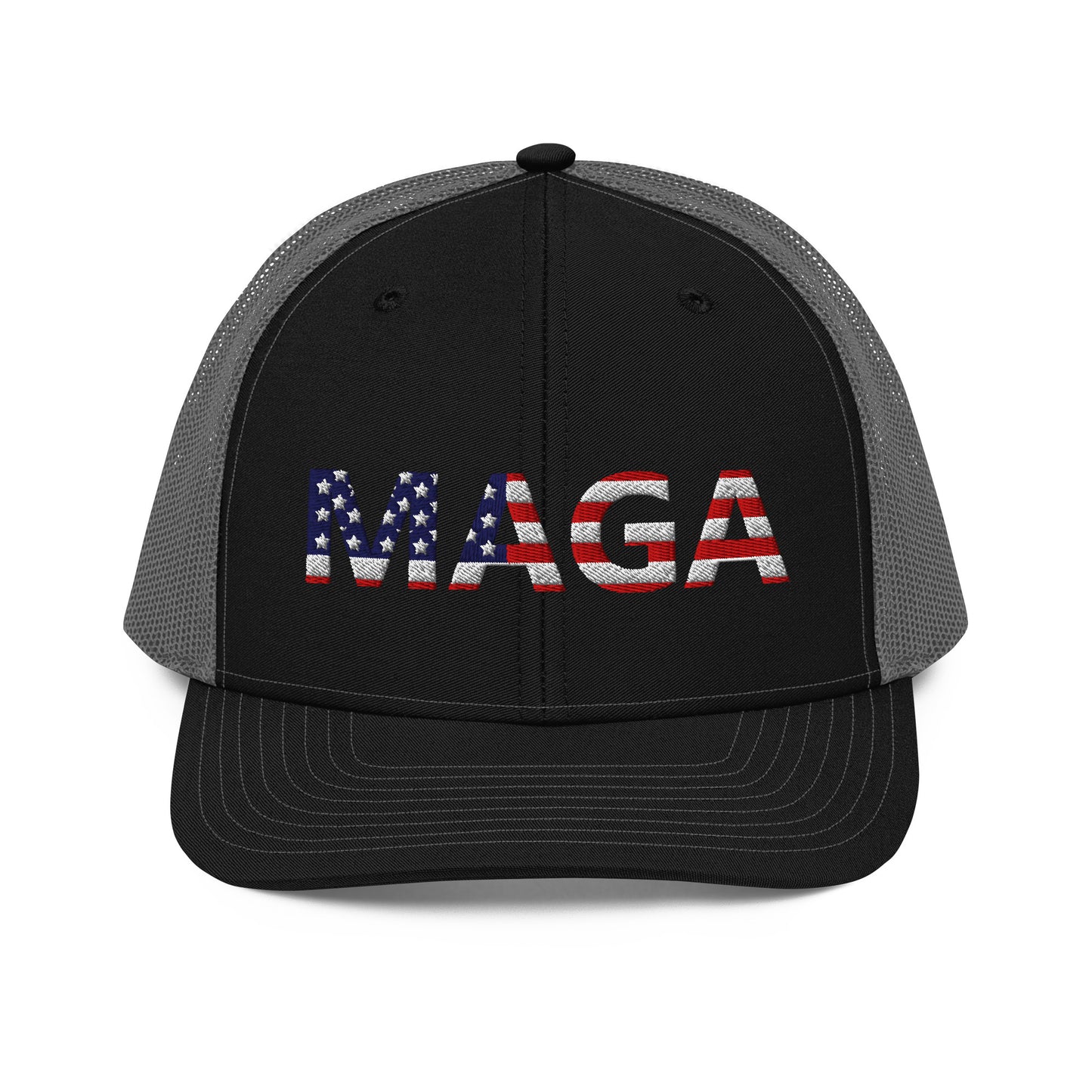 MAGA (Make America Great Again) Richardson Hat Black/Gray