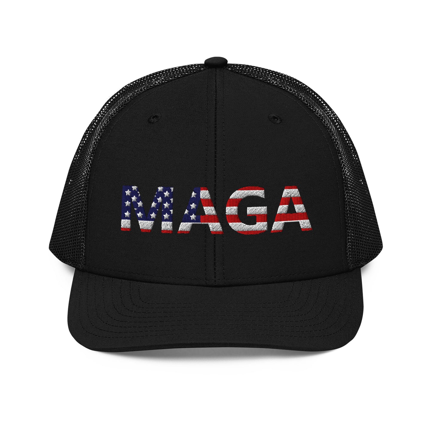 MAGA (Make America Great Again) Richardson Hat Black/Black