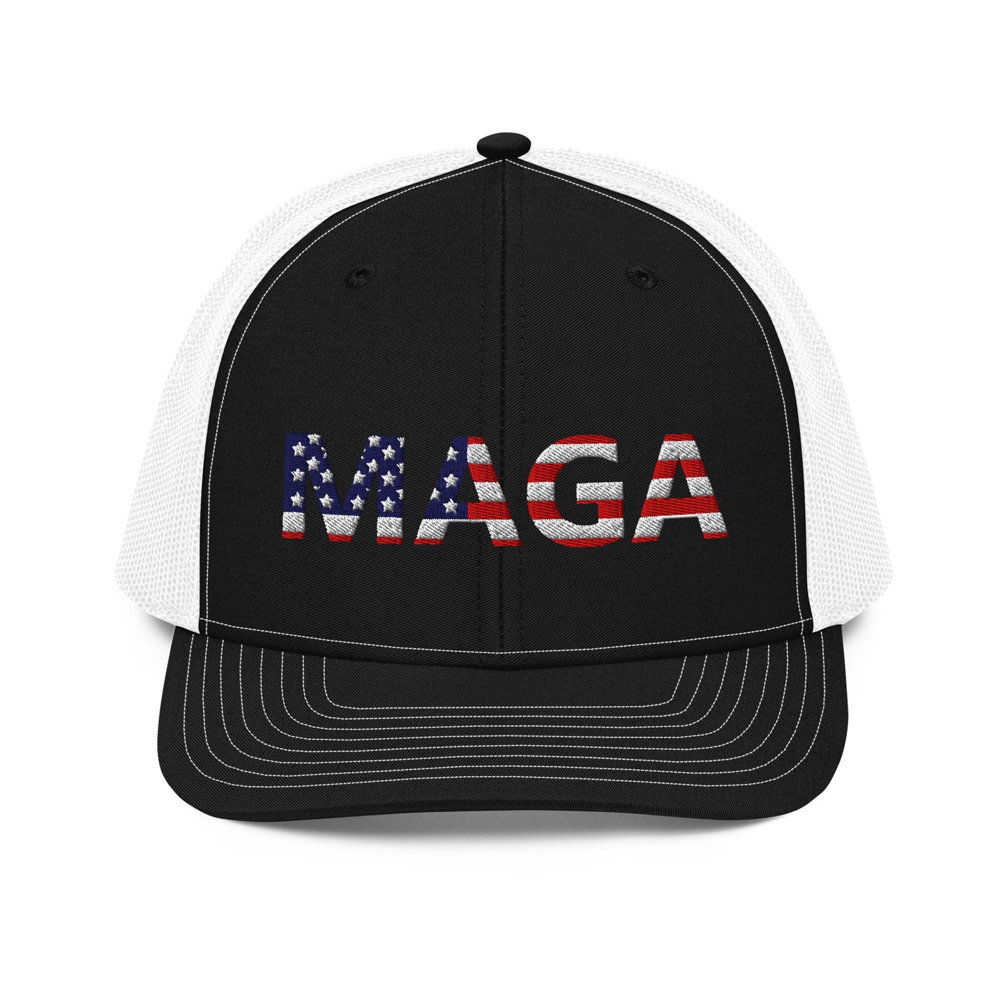 MAGA (Make America Great Again) Richardson Hat Black/White