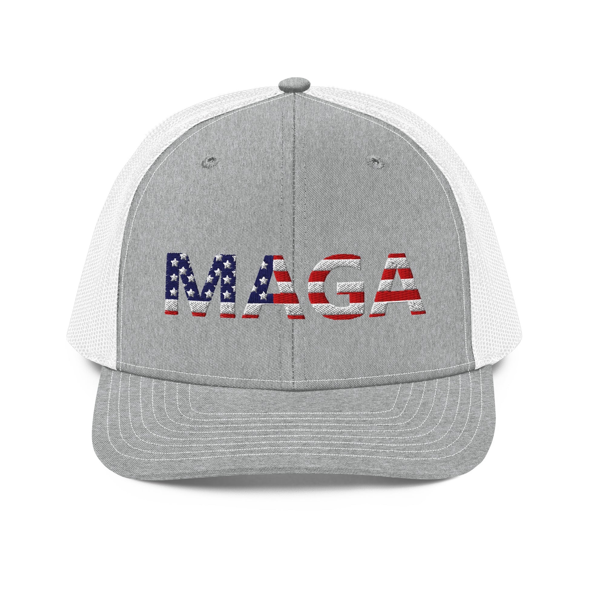 MAGA (Make America Great Again) Richardson Hat Grey/White