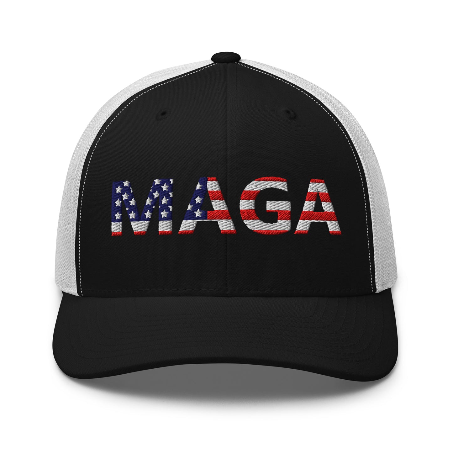 MAGA (Make America Great Again) Hat Black White