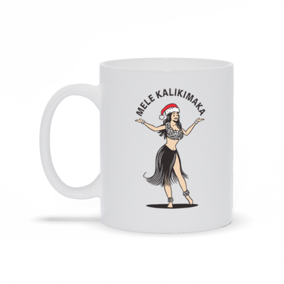 Holiday Coffee Mug - Mele Kalimaka Hawaiian Coffee Mug